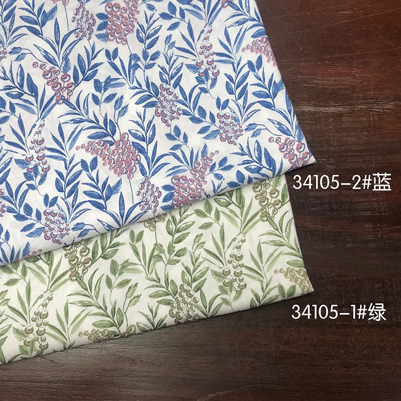 Artificial Cotton Plain Summer Printed Cotton Silk Fabric Fashion Floral Home Clothes Women's Clothing Children's Clothing Fabric