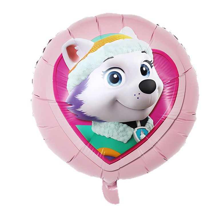 Dibujos Animados wangwang equipo perro película de aluminio niños bebé globo cumpleaños tema escena fiesta decoración papel de aluminio
