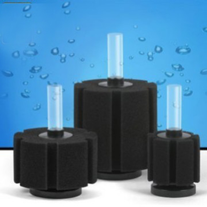 出口生化棉过滤器2835水妖精180/280/380鱼缸过滤器 反气举吸垃圾