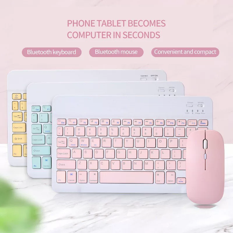 Huawei, совместимая клавиатура, комплект, планшет, тихая для мобильного, Bluetooth, 10 дюймов