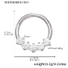 T008-steel color nose ring