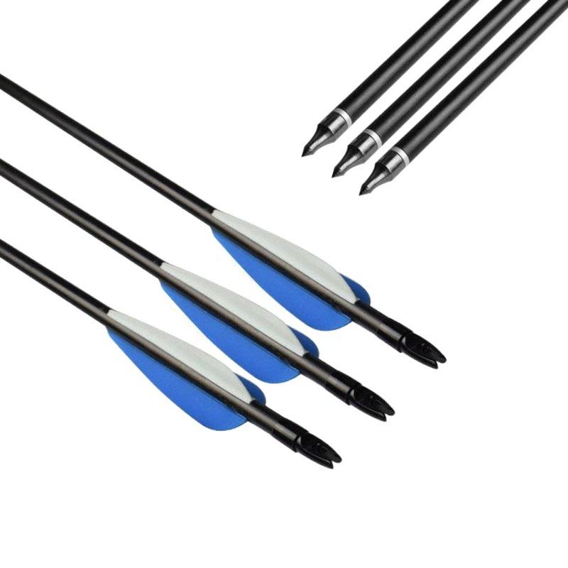Оптовая Продажа с фабрики лук и стрела из стекловолокна стрела для практики на открытом воздухе стрела 8 мм со сменной головкой изогнутый лук традиционная тренировочная стрела для лука