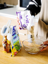日本LEC封口夹子食品袋出料嘴塑料袋食物保鲜零食密封夹防潮神器