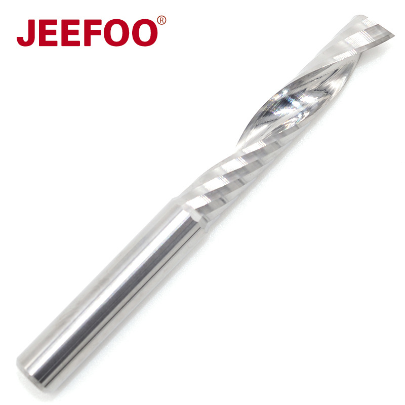 6*32单刃螺旋铣刀高精度铣刀头实木密度板切割刀具亚克力切割工具