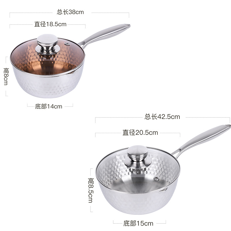 Nuevos conjuntos de dos piezas domésticas transfronterizas pequeños conjuntos de utensilios de leche antiadherentes, regalos de reunión anual al por mayor, cajas de regalo de cocina de leche