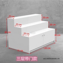 中岛式 摆台货架 阶型展示 柜梯形样品展示鞋柜 柜台展柜鲜花好用