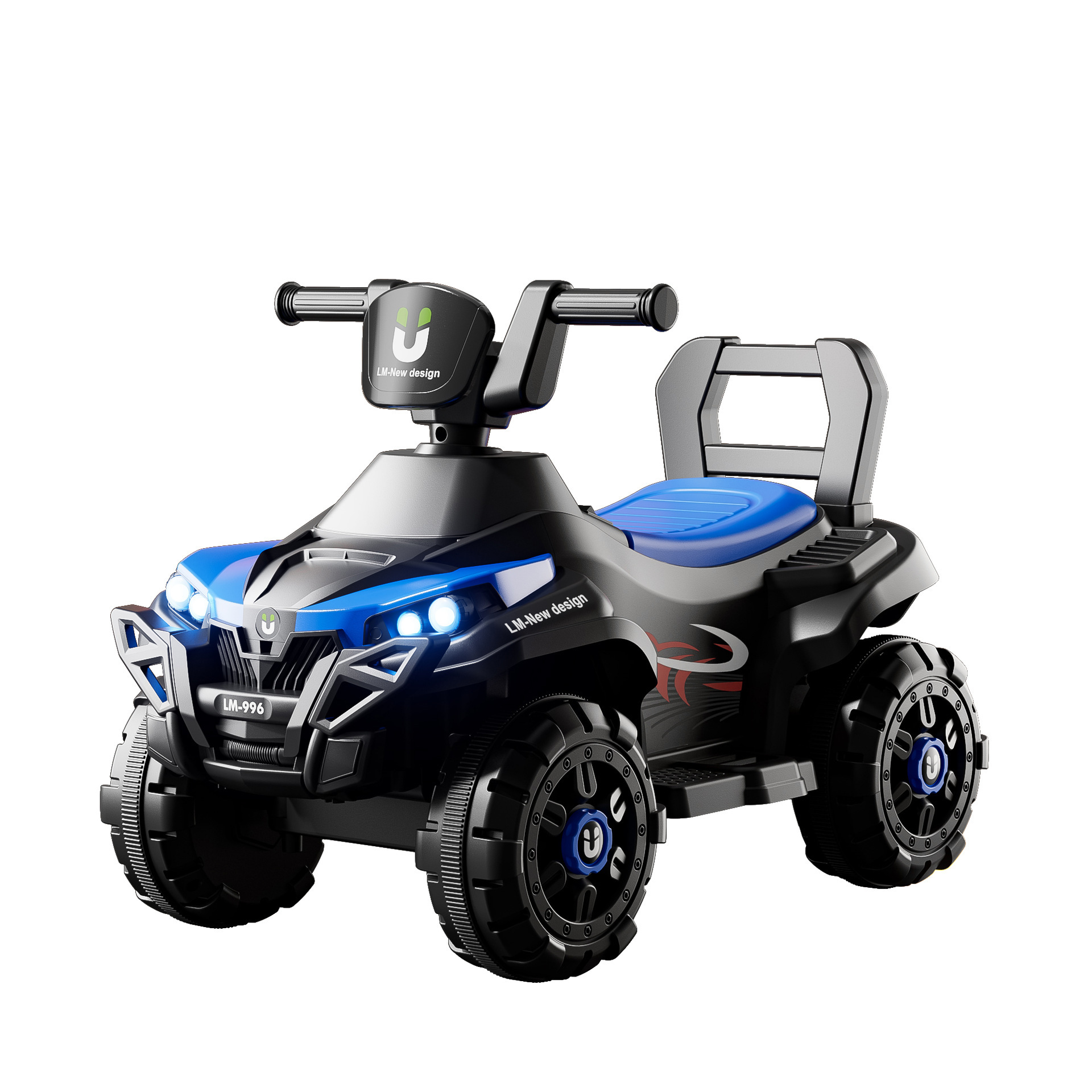 Motocicleta eléctrica de playa para niños de 1 - 3 años de edad, vehículo eléctrico de batería de cuatro ruedas para niños, niñas y niños
