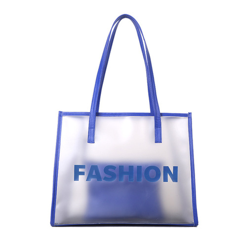Women's bag fashion large capacity transparent mother-in-law bag women's new trendy summer jelly bag shoulder tote bag handbag