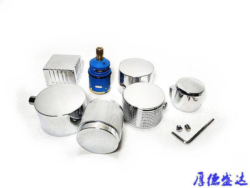 7.6mm Faucet Valve Core Handwheel Shower Diverter Switch Valve Accessories Return Valve Core 20-Tooth Handle