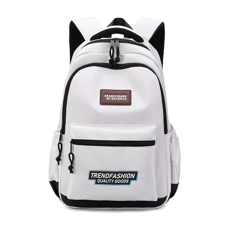 Mochila de pescado natural universitaria de alta capacidad para estudiantes de secundaria primaria simple y de alto valor facial para estudiantes de primaria de grado 3 - 6