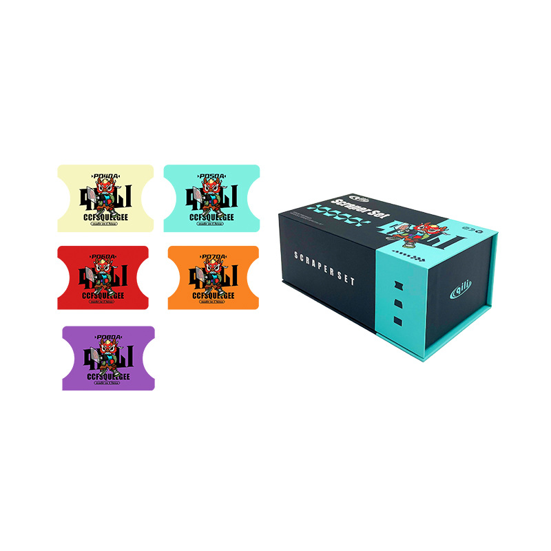 Herramienta de película de automóvil de su fuerza grueso y delgado conjunto de gradiente de cambio de color raspador conjunto de caja de tapón de película de costura de cierre spot transfronterizo image 6
