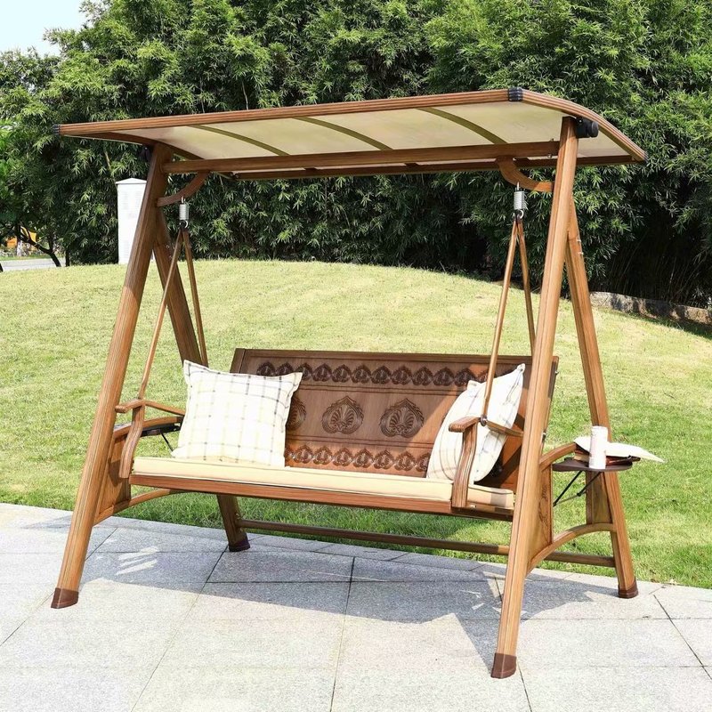 卸売アルミ合金ブランコ屋外庭ハンモック家庭用別荘ベランダ屋外ガーデンテラスレジャーロッキングチェア|undefined