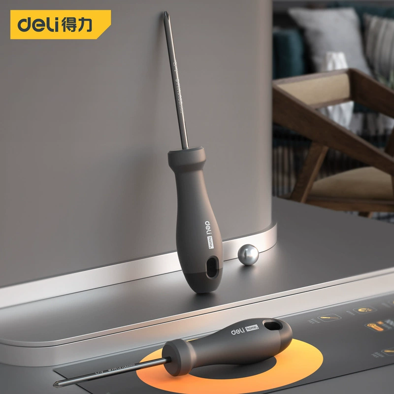 Крестовая отвертка серии Deli home PH0x75mm черная PH1x100mm черная PH2x150mm черная HT1203