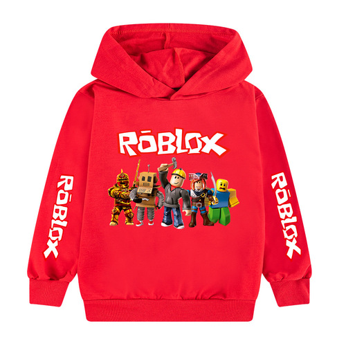 Foreign trade cross-border supply Roblox hot-selling cartoon printed patterns for children boys and girls hoodies sweatshirts children's clothing