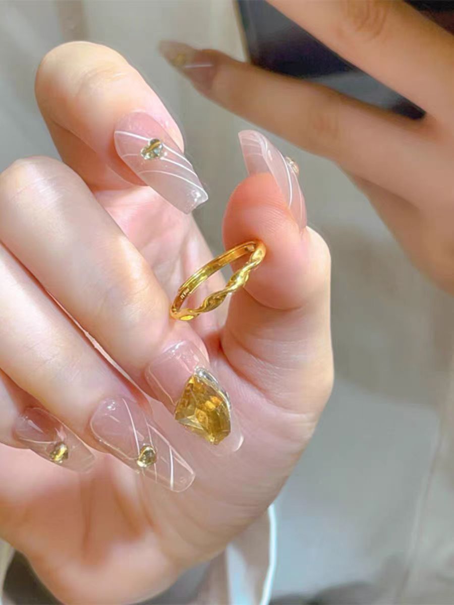 Mobius-ring för dam i förgylld mässing justerbar_voghion.com