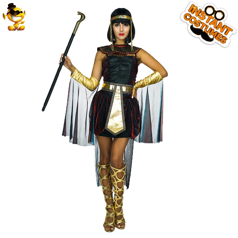 Halloween de las mujeres adultas Cleopatra rol etapa rendimiento traje Cosplay partido image 6