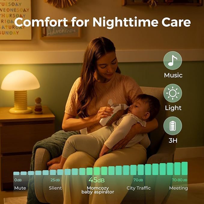 Amazon の人気商品 Momcozy ベビー鼻吸引器 2-in-1 ベビー鼻吸引器、鼻スプレー付き|undefined