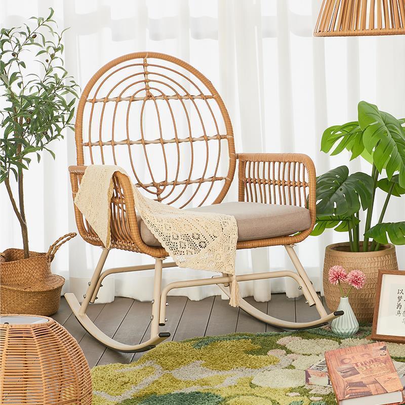 Indoor Swing for Home Use, Single Balcony Cradle Chair, Hanging Chair for Bedroom, Trendy Double Leisure Cradle for Girls