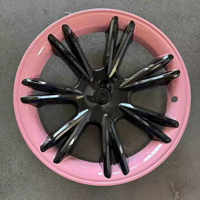 decorative protection ring 19 inch | Hub cover - 19inch-sports-sakura-pink-4-pieces