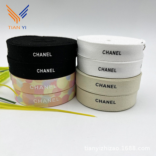 Xiaohongshu flowers color printed ribbon small fragrant style hair accessories bow ribbon gift box jewelry clothing accessories