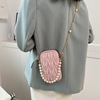 Fashionable summer one-shoulder bag from pearl, shoulder bag, Chanel style