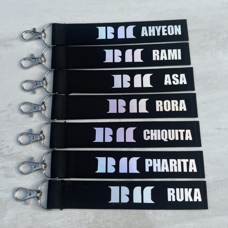 BABYMONSTER monster combination peripheral laser cell phone rope key chain name bar BABY MONSTER