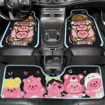 Car Floor Mats, Rear Row Conjoined | Universal Foot Pad - variety-ruby-5065cm-one-piece-in-the-front-row