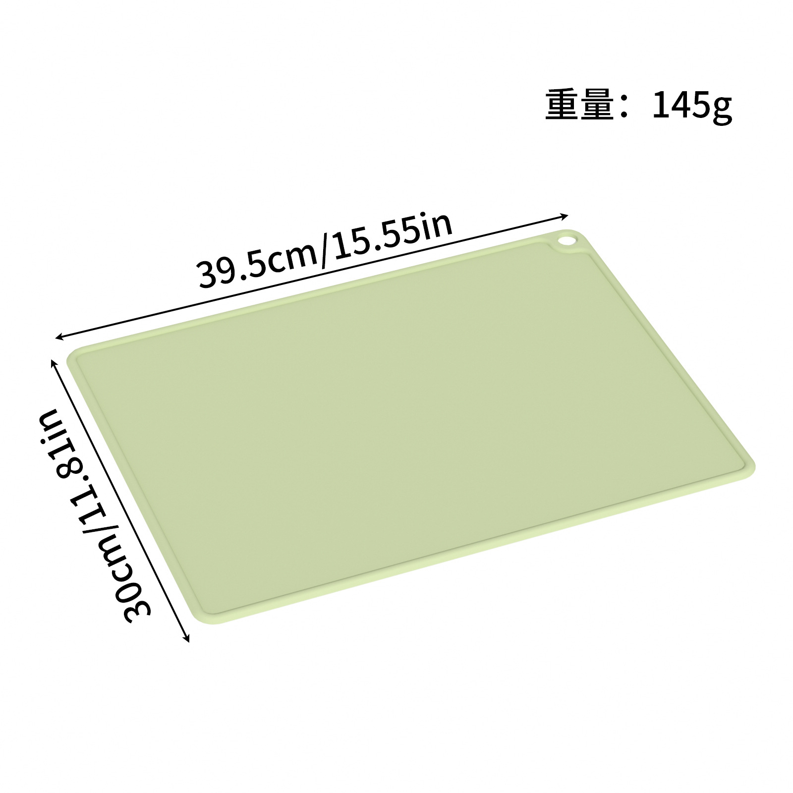 방수 신형 두꺼운 플레이스매트 [모란디 그린]