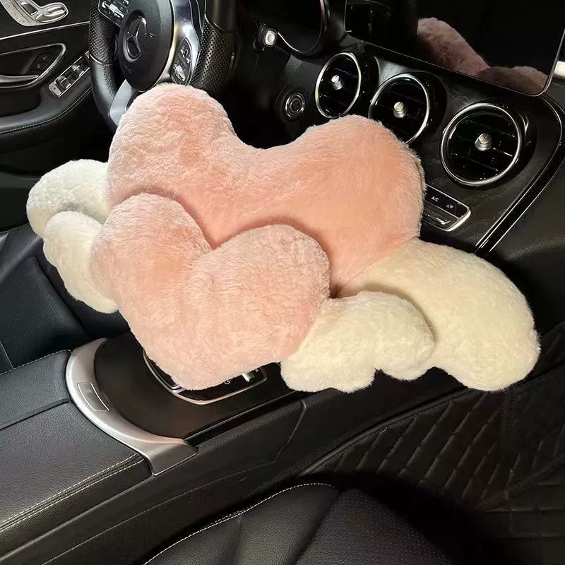 Creative cute plush neck pillow, chair, accessory, with neck protection