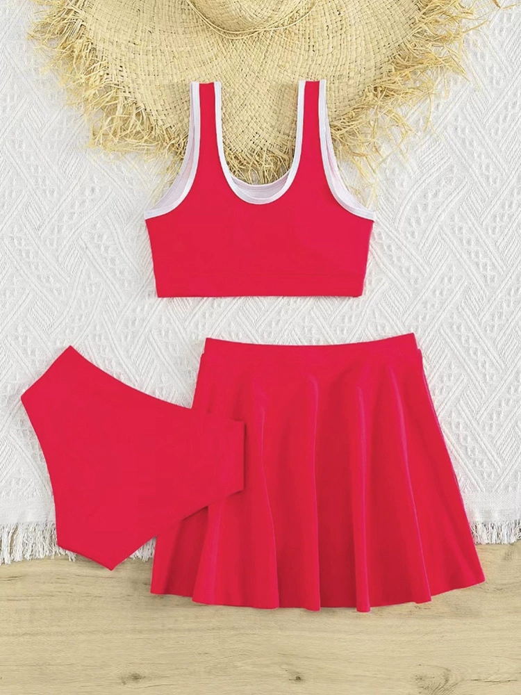 (Cross-border trading), fashionable children's swimwear, set, European style, 3 piece set