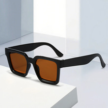 2025新款欧美方形眼镜女厚框太阳镜潮流外贸个性跨境大框男士墨镜