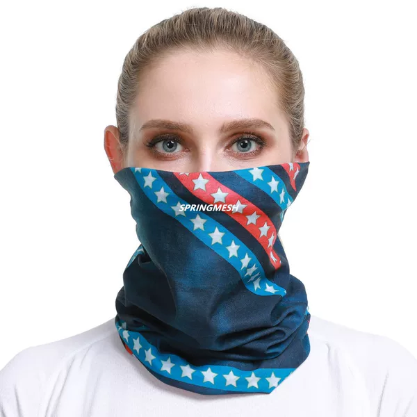 Sun protection face mask, outdoor hiking sunshade, UV-resistant camouflage multi-functional seamless magic headscarf
