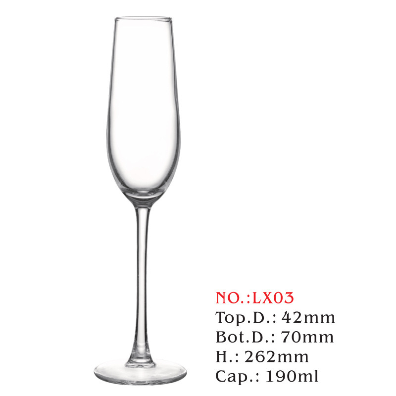 Taza de cóctel de cristal de copa de degustación de copa de vidrio casero taza de vino de vidrio taza de vino dulce taza de champán