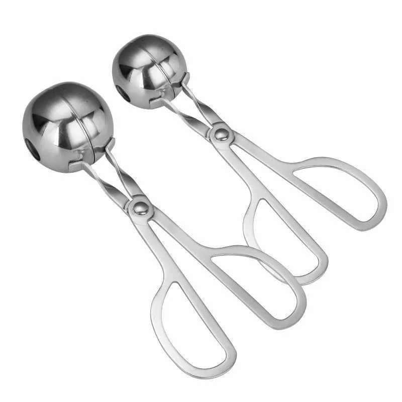 食品級のステンレスの肉団子の製作器の台所の神器の家庭は団子の工具の肉丸を作って大きいサイズを挟みます。|undefined