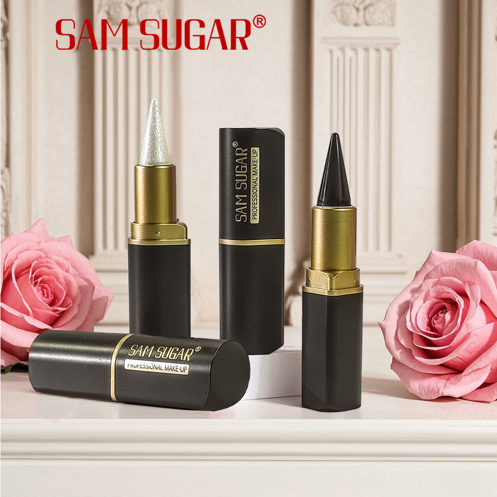 Matita labbra opaca SAM SUGAR, ombretto ricco a testina singola, eyeliner solido multicolore a lunga durata_voghion.com