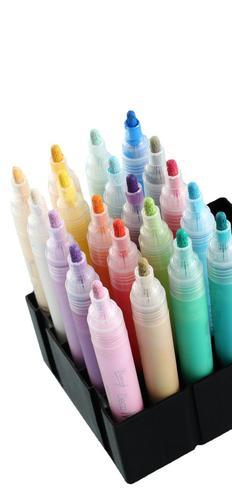 Star acrylic marker pen 24 colors wholesale graffiti pen color star set skink paint pen acrylic pen on behalf of