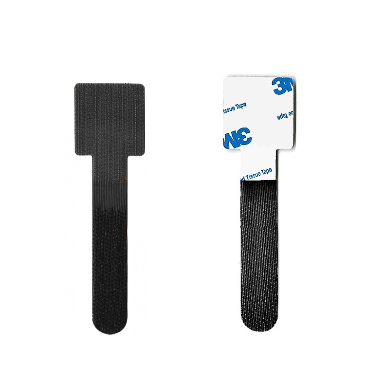 Cinta de Velcro autoadhesiva cable de alimentación cable de datos organizador de cable de almacenamiento se puede pegar 3M adhesivo organizador de cable de velcro