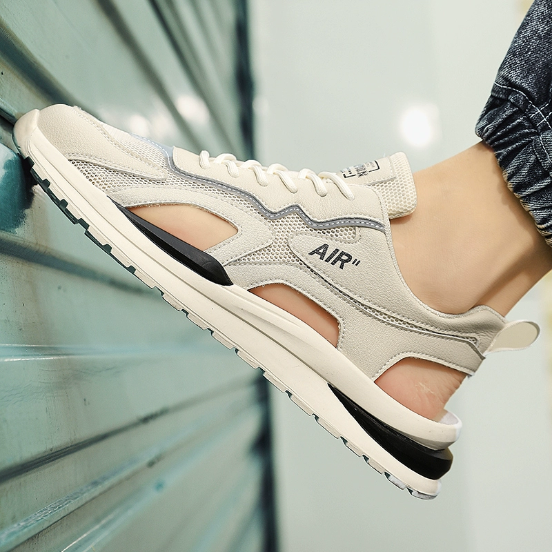 Сандалии мужские, новинка 2024, летняя верхняя одежда, пляжная обувь для вождения, нескользящая спортивная обувь для прогулок Crocs