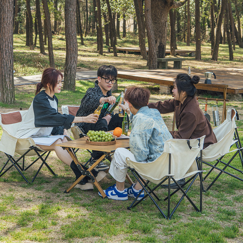 Outdoor supplies camping folding chair ultra-light portable wilderness camping fishing stool sketch chair moon chair wholesale