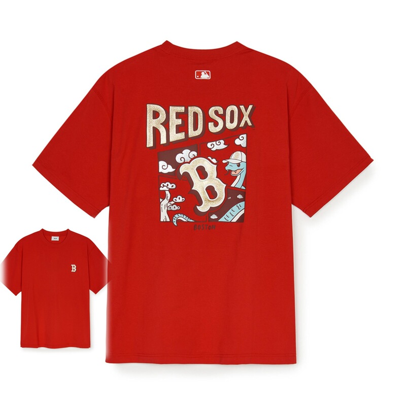 クロスボーダー MLB&NY ベーシックプリント高品質レディース T メンズ半袖コレクション共同ブランドの純綿通気性ボトリングシャツ|undefined