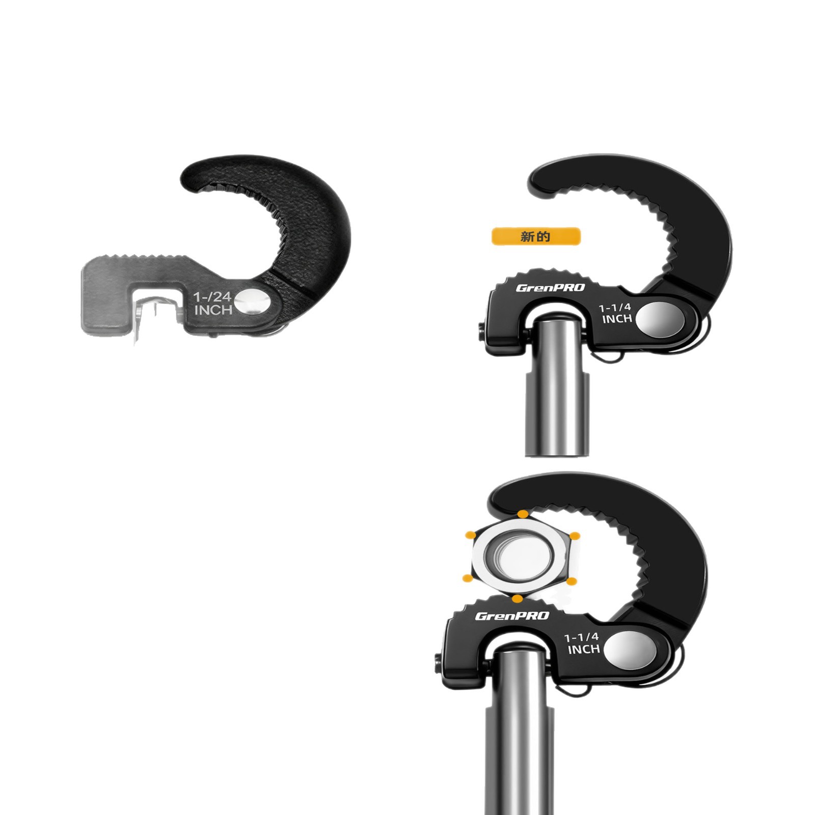 Herramienta de desmontaje de cocina multifuncional especial para desmontaje de grifo de lavabo tipo llave de fregadero tipo Lvlin t