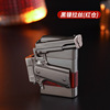 XF2705 grinding wheel ignition open flame lighter creative pistol shape metal inflatable lighter factory direct hair