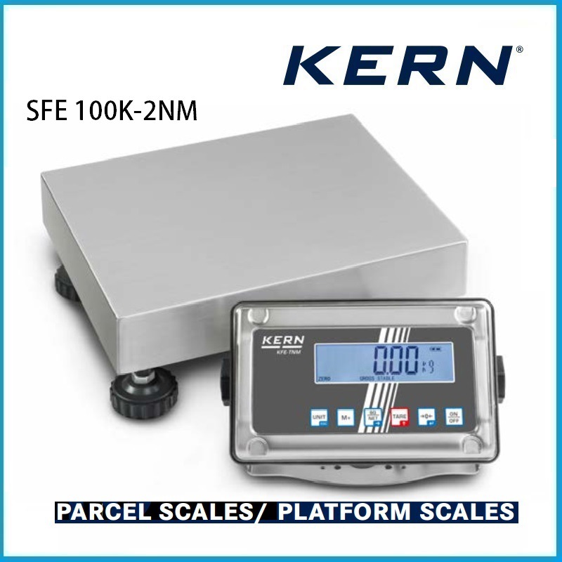 150kg 平台秤 具有IP65和EC防尘和防喷溅保护 SFE 100K-2NM KERN