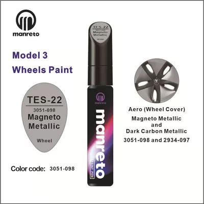 Grey Special Paint Repair – Avtomobil boya qələmləri - tes-22-magneto-metallic