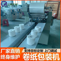 卷纸全自动包装机 小型抽纸纸巾卷筒自动套袋机卫生纸枕式包装机