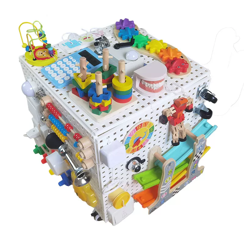 定制早教忙碌板配件宝宝益智洞洞板DIY配件busyboard统感训练教具