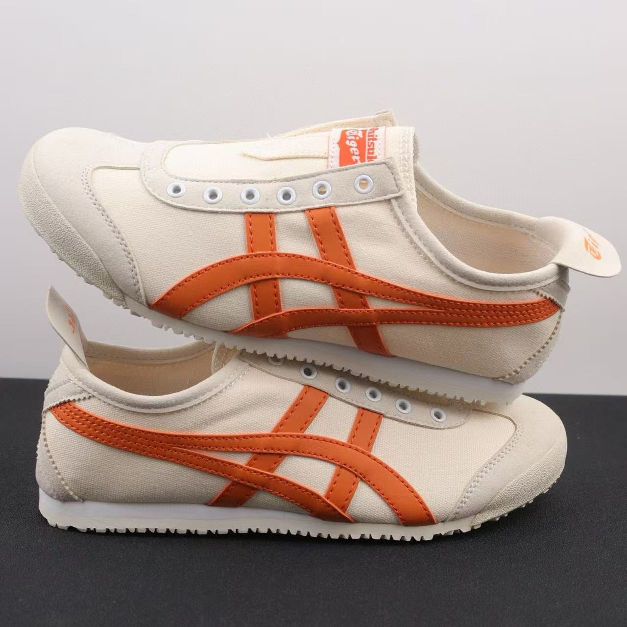 캔버스 화이트 오렌지(끈 없음)