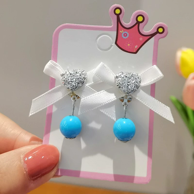 Демисезонные клипсы для princess, без проколов ушей