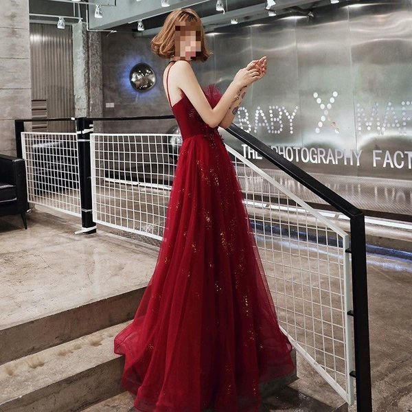 Red, long