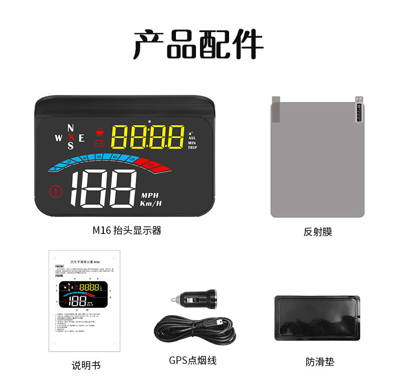 GPS抬头显示器